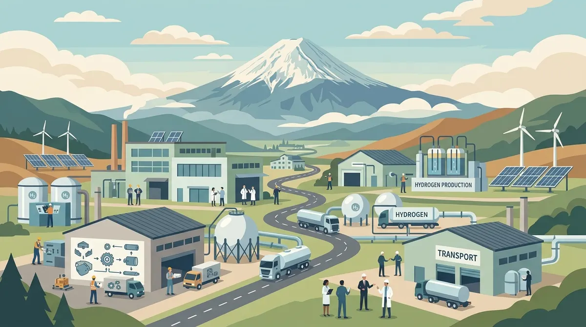 山梨県で水素関連産業の集積が進み、参入企業が3年で2倍に増えた